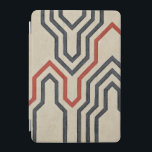 Cubierta Para iPad Mini Líneas gráficas azul y naranja<br><div class="desc">Naranja gráfico y líneas azules atraviesan este artículo de Chariklia Zarris. La línea del naranja atraviesa la mayor parte del trabajo,  mientras que las líneas del blues tienen un patrón perceptible para ellos. ¿A qué esperas para crear ya el tuyo?</div>