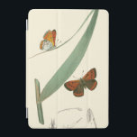 Cubierta Para iPad Mini Mariposas de colores fluyen alrededor de una hoja<br><div class="desc">Una impresión depurada de dos mariposas coloridas revoloteando alrededor de una hoja. Aunque la pieza es simple,  es deslumbrante en su belleza. ¡Regale esto como un regalo a un ser querido o malograte!</div>