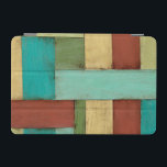 Cubierta Para iPad Mini Pintura contemporánea de color multicolor en la co<br><div class="desc">Aqua, verde, rojo y amarillo se encuentran en una explosión de color que recuerda a un patrón en una cubierta de playa. Colgar esta pintura costera contemporánea en tu pared puede que te incite a tomar las vacaciones que has estado posando. Es un gran regalo para quien necesite una escapada...</div>