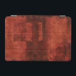 Cubierta Para iPad Mini Pintura profunda de cañones con formas geométricas<br><div class="desc">Si amas el rojo,  entonces esta es la impresión para ti. Las formas geométricas rellenan el fondo. ¡Toma tus manos en esta maravillosa huella hoy!</div>
