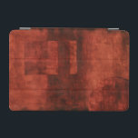 Cubierta Para iPad Mini Pintura profunda de cañones con formas geométricas<br><div class="desc">Si amas el rojo,  entonces esta es la impresión para ti. Las formas geométricas rellenan el fondo. ¡Toma tus manos en esta maravillosa huella hoy!</div>