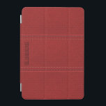 Cubierta Para iPad Mini Rojo Vintage Worn-Out Faux Leather Look<br><div class="desc">Patrón de estilo de cuero rojo vintage gastado. Diseño sencillo y elegante con acentos punzantes (imagen digital). Personalizable/monograma. Disponible en muchos productos. En 12 colores diferentes,  pero se puede solicitar cualquier color por correo electrónico.</div>
