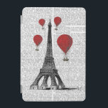 Cubierta Para iPad Mini Torre Eiffel y globos de aire rojo<br><div class="desc">Transporte y viajes</div>