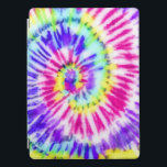 Cubierta Para iPad Pro Artsy Neon Rainbow Tie Dye Watercolor Pattern<br><div class="desc">Esta máscara de seguridad de los personalizados es perfecta para muchos profesionales, incluidos los trabajadores domésticos de las enfermerías, los trabajadores de negocios, los empleados esenciales y los civiles regulares que necesitan una capa adicional de protección. El diseño está decorado con un trazo giratorio de color arcoiris amarillo neón, rosa,...</div>