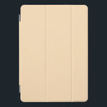 Cubierta Para iPad Pro Beige de crema de vainilla sólida<br><div class="desc">Diseño sencillo y moderno en color beige claro de vainilla.</div>