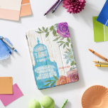 Cubierta Para iPad Pro Boho Bohemian Rosa brillante moderno<br><div class="desc">Rosa floral elegante, audaz, luminoso, sofisticado y colorido, mezclado con una imagen pintada de antaño de una época victoriana y madera de acabado rústico y agobiante que le confieren una atmósfera ecléctica de Boho Bohemian a su estilo personal. En esta colección "Colorful Garden Vintage" de Audrey Jeanne Roberts podrá encontrar...</div>