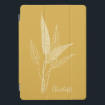 Cubierta Para iPad Pro Botánica Minimalista moderna en amarillo personali<br><div class="desc">Proteja su tecnología con estilo con esta moderna cubierta botánica para iPad Pro en un diseño amarillo soleado que es elegante y alegre. Perfecto para todo aquel que ame una estética limpia y sencilla con un toque natural, esta cubierta le da un ambiente luminoso y personal a sus productos básicos...</div>
