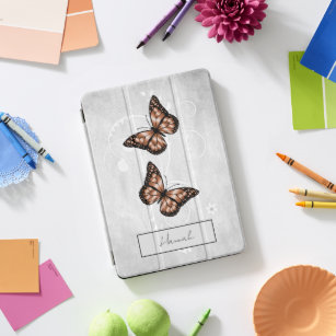 Cubierta Para iPad Pro Brillantes mariposas de cobre
