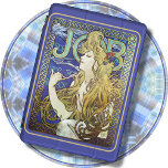 Cubierta Para iPad Pro CASO IPAD - Alphonse Mucha - Vintage 1896 - JOB<br><div class="desc">Este estuche para iPad presenta una imagen vintage de arte de 1896 de la artista de Art Nouveau Alphonse Mucha. Se muestra aquí en el funda iPad de 10.2 pulgadas. Disponible en varios modelos disponibles para iPad. Personalice agregando texto personalizado en el tipo de letra que elija, o una imagen...</div>