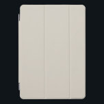 Cubierta Para iPad Pro Color gris claro beige<br><div class="desc">Diseño beige de color verde sólido.</div>