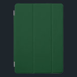 Cubierta Para iPad Pro Color negro verde oscuro<br><div class="desc">Diseño verde oscuro de color sólido.</div>