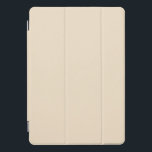 Cubierta Para iPad Pro Color sólido crema luz beige<br><div class="desc">Diseño de color crema claro beige.</div>