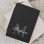 Cubierta Para iPad Pro Crear un nombre personalizado caligrafía monográfi<br><div class="desc">Crea tu propia cubierta personalizada de iPad Air con tu nombre y monograma personalizados. Para editar esta plantilla de diseño, simplemente edite los campos de texto como se muestra arriba. Puede agregar fácilmente más texto o imágenes, fuentes personalizares y colores. ¡Trátese o haga el regalo perfecto para su familia y...</div>