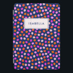 Cubierta Para iPad Pro Cute puntos de puntos de puntos azul brillante púr<br><div class="desc">Funda de Comprimidos Personalizados Color Azul Púrpura Azul Claro</div>