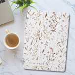Cubierta Para iPad Pro Elegante Buho Rústico Marrón Floral Botánico<br><div class="desc">Dale a tu iPad una elegante actualización con esta elegante cubierta. Con un diseño rústico de color boho de flores y hojas marrones,  es una joya floral botánica para los amantes de la naturaleza. ¡Tanto de protección como de bonito,  añadiendo personalidad a tu equipo!</div>