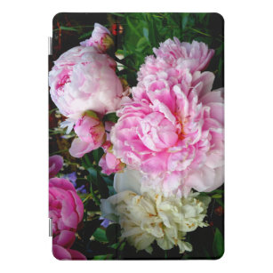 Cubierta Para iPad Pro Elegante foto de jardín florido de peonia blanca r
