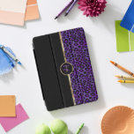 Cubierta Para iPad Pro Elegante piel de leopardo púrpura<br><div class="desc">Elegante patrón de piel de leopardo púrpura.Tapa del iPad lista para que usted personalizar. ⭐ Este Producto es 100% Personalizable. *****Haga clic en el BOTÓN PERSONALIZAR para agregar, borrar, mover, cambiar de tamaño, cambiar de lugar, girar, etc... cualquiera de los gráficos o texto o utilice los cuadros de relleno. ⭐...</div>