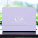 Cubierta Para iPad Pro Elegante Profesional Simple Monograma Minimalista<br><div class="desc">Presentamos nuestra Elegante Colección Minimalista Profesional Simple Monograma: Eleva tu estilo con sofisticación atemporal y elegancia subestimada. Esta colección, elaborada con meticulosa atención a los detalles, presenta diseños minimalistas adornados con su monograma personalizado. Cada pieza exuda profesionalismo y refinamiento, perfecto para dar una impresión duradera en cualquier entorno. Desde la...</div>