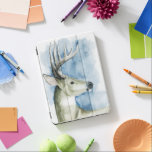 Cubierta Para iPad Pro Escala de Wandering - Acuarela<br><div class="desc">Escalera II por Grace Popp. Cuenta con un bonito estanque de acuarela con un suave fondo azul.</div>