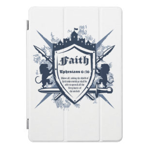 Cubierta Para iPad Pro Escudo de la fe cristiana Biblia contra efesios