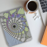 Cubierta Para iPad Pro Fractale textura végétale<br><div class="desc">Fractale composée de motifs à l'aspecto de feuilles d'arbres. Couleurs tendres.</div>