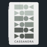 Cubierta Para iPad Pro Gris geométrico monocromo Minimalista personalizad<br><div class="desc">Proteja su iPad con estilo con esta elegante cubierta minimalista con un diseño geométrico moderno en tonos monocromos. Perfecto para los amantes de una estética limpia y contemporánea, esta cubierta de personalizable incluye una variedad de formas en un gradiente que va de la luz al gris oscuro, creando un estilo...</div>