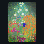 Cubierta Para iPad Pro Gustav Klimt Flower Garden<br><div class="desc">Portada del iPad con el jardín de flores de la pintura al óleo de Gustav Klimt (1906). Un bonito jardín de flores moradas,  rojas,  blancas,  azules y naranjas. Un gran regalo para los amantes del arte Art Nouveau y austriaco.</div>