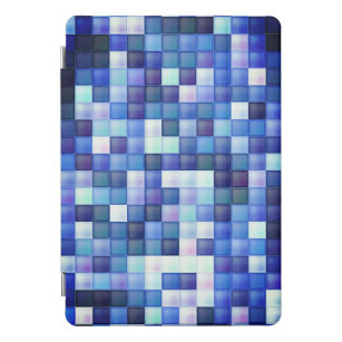 Cubierta Para iPad Pro Juego de video Pixels Blue Square Pattern