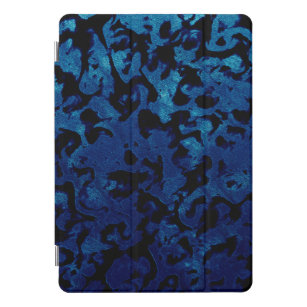 Cubierta Para iPad Pro Magia abstracta - Negro negro azul de la marina