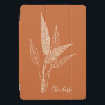 Cubierta Para iPad Pro Moderna Minimalista en roya personalizada<br><div class="desc">Cubierta para iPad Pro personalizada moderna Minimalista en Naranja quemado</div>