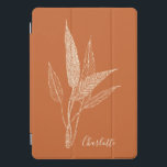 Cubierta Para iPad Pro Moderna Minimalista en roya personalizada<br><div class="desc">Cubierta para iPad Pro personalizada moderna Minimalista en Naranja quemado</div>