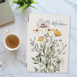 Cubierta Para iPad Pro Monograma Caligrafía Flora silvestre seca seca Bou<br><div class="desc">Añada elegancia a su iPad con nuestra cubierta monograma deshidratada de flores silvestres. Ideal para los amantes de la naturaleza. ¡Personaliza la tuya!</div>