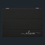 Cubierta Para iPad Pro Monograma elegante Minimalista blanco negro y mode<br><div class="desc">Presentamos nuestra Colección de Monogramas Modernos Minimalistas en Blanco y Negro: Adopte la simplicidad y la sofisticación con nuestros diseños minimalistas, curados para elevar su estilo sin esfuerzo. Esta colección, elaborada con gran interés para la estética moderna, presenta elegantes diseños en blanco y negro acentuados por monogramas personalizados. Desde papel...</div>