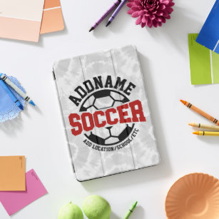 Cubierta Para iPad Pro NOMBRE DE ADD Personalizado Jugador de Fútbol Tipo