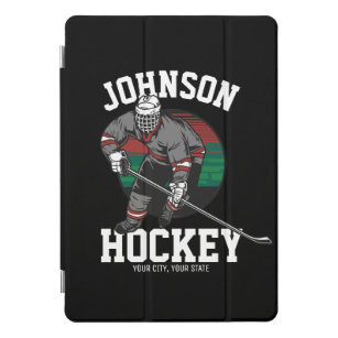 Cubierta Para iPad Pro Nombre del atleta del jugador de hockey sobre hiel