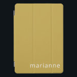 Cubierta Para iPad Pro Nombre personalizado de color sólido ocre corto<br><div class="desc">Cubierta para iPad Pro de color sólido ocre suave</div>