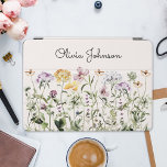 Cubierta Para iPad Pro Nombre personalizado Jardín de flores silvestres<br><div class="desc">Trae un toque de belleza natural a su espacio con nuestra cubierta de aire para iPad Jardín de Flores Silvestres. Descubra una encantadora colección de flores de colores que le confieren el encanto de la naturaleza en el interior. Le da un toque de elegancia natural a cualquier lugar. Fantástico como...</div>