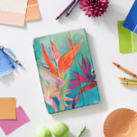 Cubierta Para iPad Pro Pájaros vivos del paraíso<br><div class="desc">"Vivid Birds of Paradise" por Jennifer Paxton Parker. Presenta flores de pájaros del paraíso en colores vivos y vivos.</div>