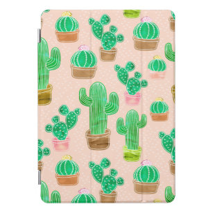 Cubierta Para iPad Pro Patrón de cactus pulido de mano