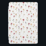 Cubierta Para iPad Pro Patrón de flores silvestres de primavera acuática<br><div class="desc">Cubierta para iPad Pro del patrón de flor silvestre de primavera de color de agua</div>