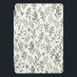 Cubierta Para iPad Pro Patrón de hojas de agua Eucalyptus Greenery<br><div class="desc">Patrón de hojas de vegetación de eucalipto de color de agua</div>