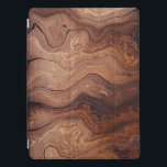 Cubierta Para iPad Pro Patrón De Madera En Movimiento Rústico Masculino C<br><div class="desc">Este diseño le da un aspecto rústico a una elegante pieza lisa de naturalezas de arte de madera.</div>