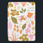 Cubierta Para iPad Pro Personalizado floral de primavera botánica moderna<br><div class="desc">Funda para iPad Personalizado floral de primavera botánica moderna personalizada</div>