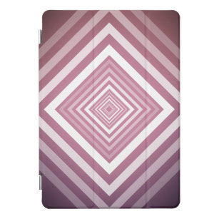 Cubierta Para iPad Pro Plazas modernas de degradado rosa y blanco