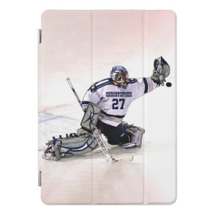 Cubierta Para iPad Pro Portero del hockey sobre hielo con su dibujo