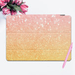 Cubierta Para iPad Pro Purpurina amarillo rosa ocre espárragos<br><div class="desc">Purpurina amarillo rosa ocre parquea cubierta para iPad Pro</div>