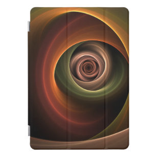 Cubierta Para iPad Pro Resumen espiral 3D Colores cálidos Arte fractal mo