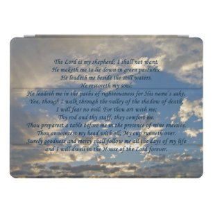 Cubierta Para iPad Pro Salmo 23 Bella Biblia Verse Cristiano