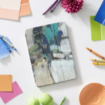 Cubierta Para iPad Pro Separación<br><div class="desc">Separación I de Tim OToole. Características oscuras y colores neutrales para crear una forma abstracta. Formas geométricas y pintura de las aplicaciones goteo-como líneas.</div>