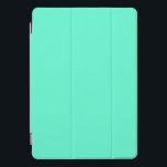 Cubierta Para iPad Pro Solid neon mint cyan green<br><div class="desc">Solid neon mint cyan green design.</div>